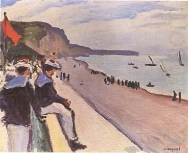 Marquet, Albert The Beach at Fecamp (mk09) china oil painting image